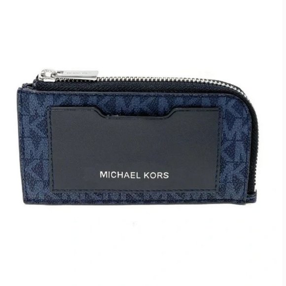 Michael Kors L Zip Mini Wallet Admiral NWT - Picture 6 of 16